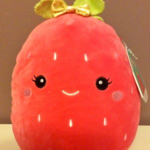 Squishmallow Scarlet Strawberry 8” NWT